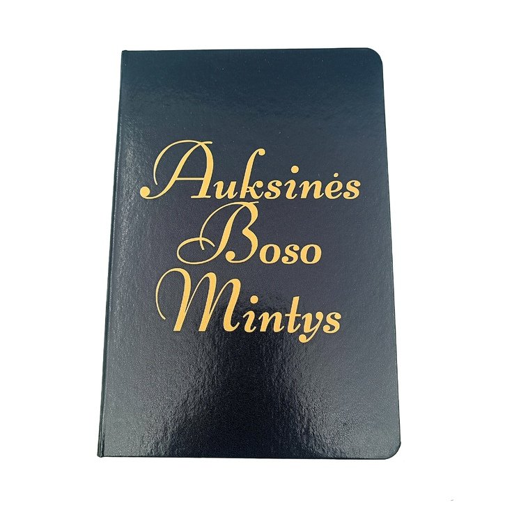 Užrašų knygelė "Auksinės boso mintys"