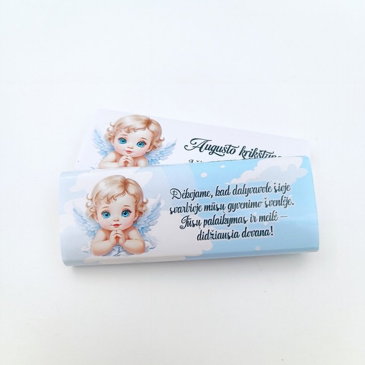 Mini šokoladukas - padėkos dovanėlė "Angelas"